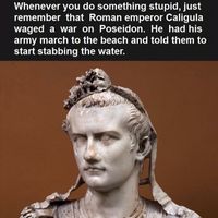 Whenever you do something stupid, at least you didn't go to war with Poseidon