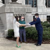 Congrats to my bro carefully tying the knot