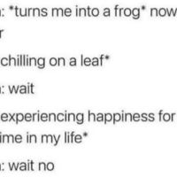 THAT would make me very happy