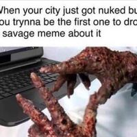 My skin is melting, bottom text