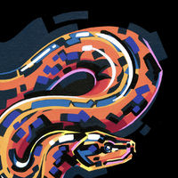 Cool snake art