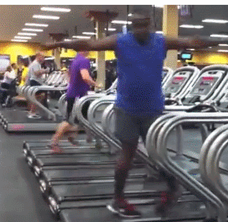 He treadmills how he wants