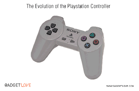 The evolution of the playstation controller