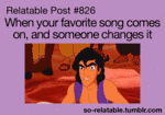 When Someone Changes My Favorite Song