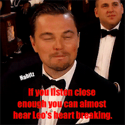 We all feel sorry for Leo