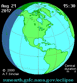 Total solar eclipse on August 21, 2017