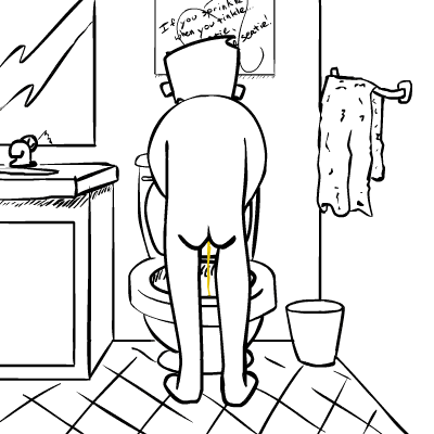 Sneeze while urinating