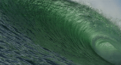 Awesome ocean wave GIF