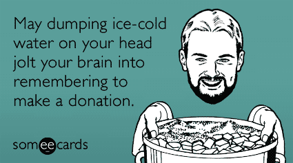 Don't just pour ice on your head