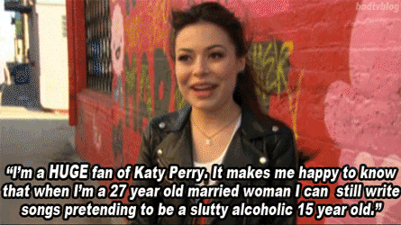 Miranda Cosgrove is a fan of Katy Perry