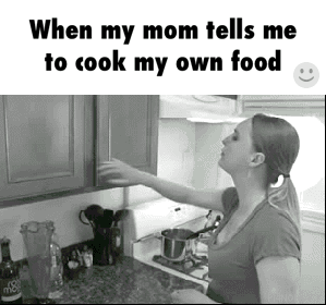 Trying to coook food