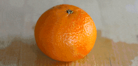 How to peel an orange in 3 cuts