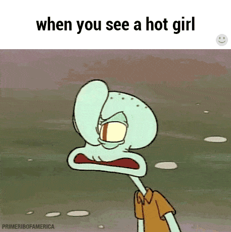 When you see a hot girl