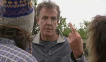 When someone's saying Top Gear USA is better than Top Gear UK
