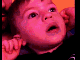 Kid's mind is blown watching fireworks for the first time
