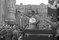 raw footage of Hitler playing banjo