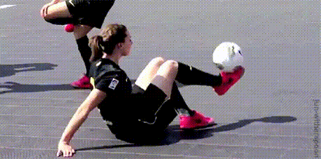 Who said that women can't play soccer?