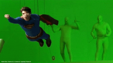 Superman’s cape isn’t going to flap around in the wind by itself!