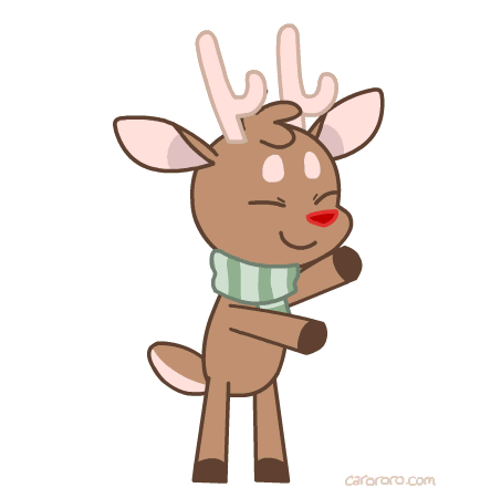 Cute dancing reindeer