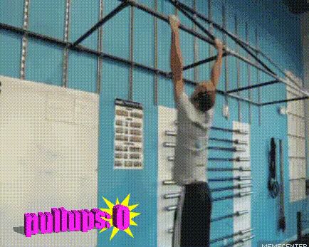 Crossfitter attempts some pull-ups! Amazing!