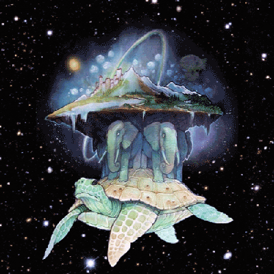 All the world and all life resides on the back of the turtle