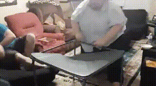 Man fixes broken table in 2 seconds using this simple trick. Furniture companies hate him!