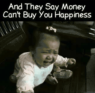 Money buying happiness in action