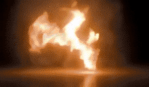 Man break dances while on fire