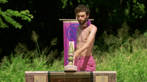 Contestant on Survivor has lost so much weight that you can see his heart beating through