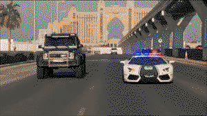 Dubai police car