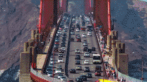 Lane optimization on the Golden Gate Bridge