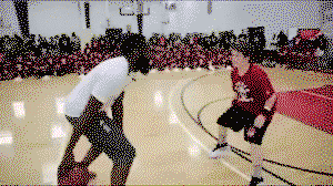 James Harden with this move on a kid