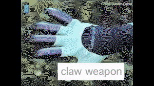 Claws for fighting! (then bury body)
