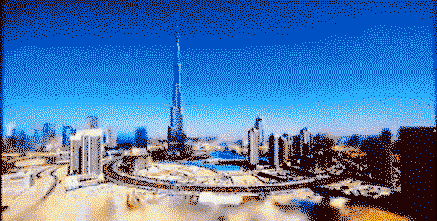 Time lapse of Dubai