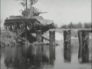 A bridge only tank can cross