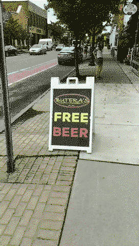 Restaurant offers free beer