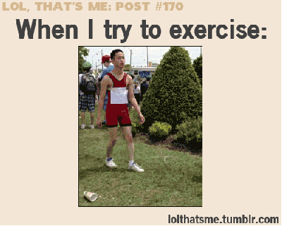 When I try to exercise