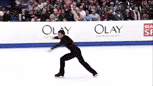 Graceful ice skating