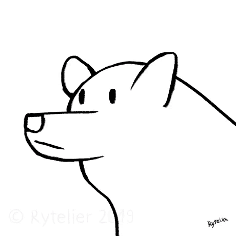 Simple &lt;-&gt; Realism. Wolf drawing