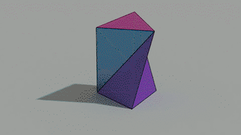Morphing polyhedron