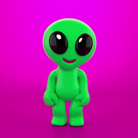 Dancing alien