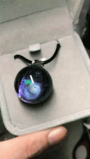 Made the galaxy pendant