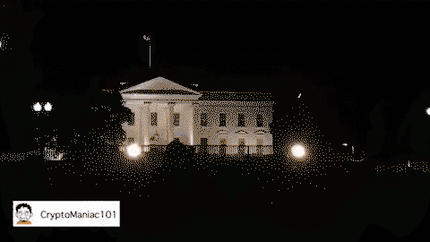 The White House has gone dark