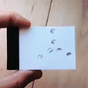 This hole punch flipbook