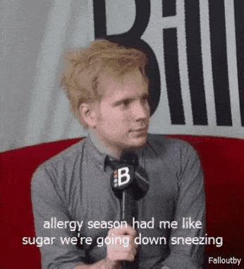 Sugar, we're going down sneezing
