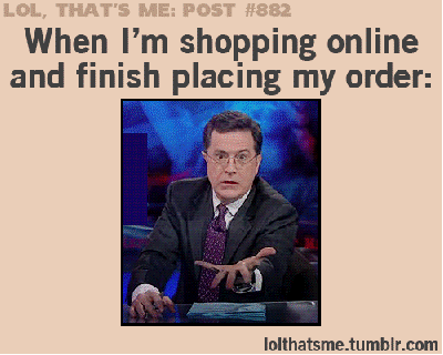 When I am shopping online