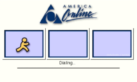 This, children, is how we used to connect to the internet