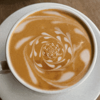 Coffee Art #5 - Gaze into Eternity