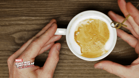 Coffee Art #9 - Hulk Fist