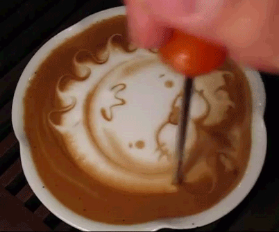 Coffee Art #10 - Lion